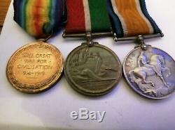 Ww11 Medal issued horace e cousins bosn m. F. A navy three £195 £3 post