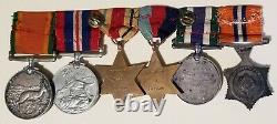 Ww 2 & Post War South African P. O. W 6 Medal Grouping To A Military Policeman