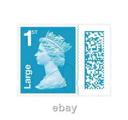 X50 1st class Stamps Barcoded Large Letter Genuine Letters Postage Parcels