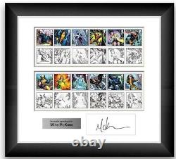 X-Men Framed Stamps Signed by Artist Royal Mail Exclusive? Limited to 200